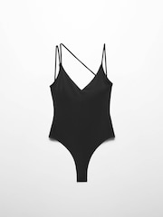 Mango Black Back Detail Swimsuit - Image 4 of 5