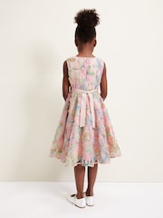 Phase Eight Pink Flora Jacquard Dress - Image 2 of 7