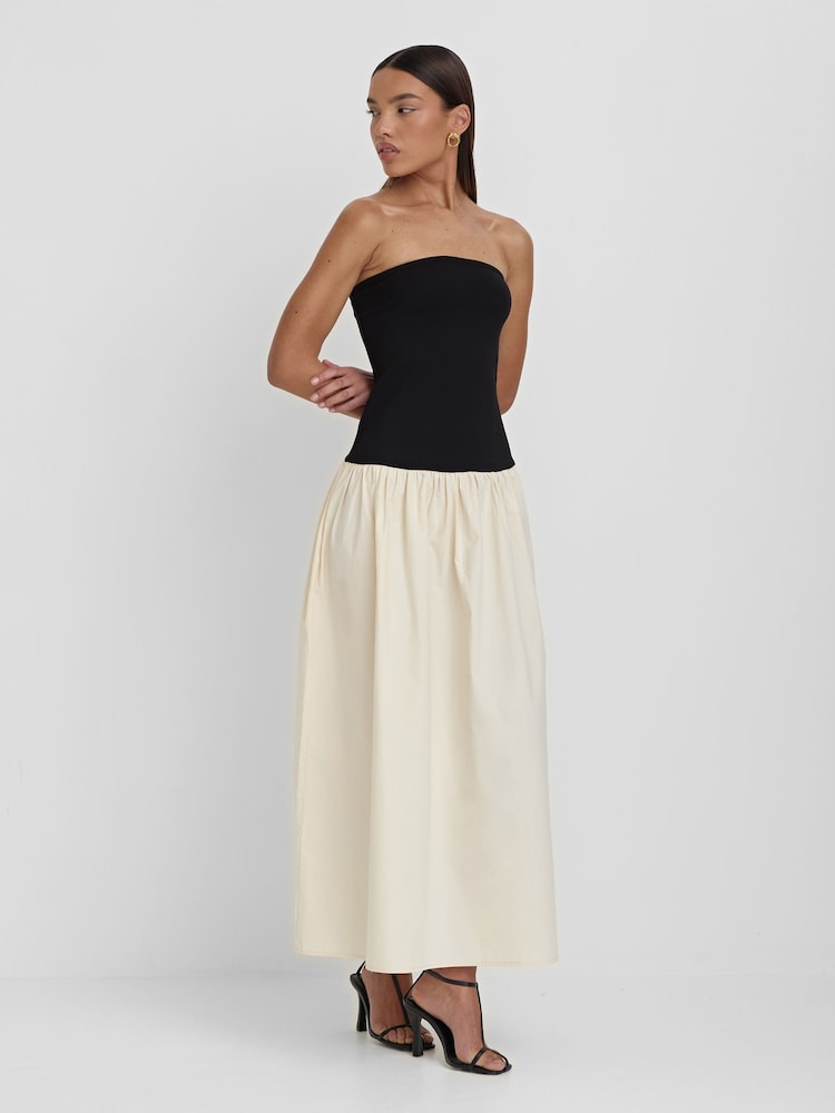 4th & Reckless Black Lova Dropped Waist Dress - Image 1 of 5