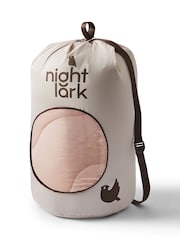 Night Lark Plain Coverless Duvet and Pillowcase Set - Image 4 of 6