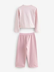Baker by Ted Baker Pink Branded Wide Leg Pyjama Set - Image 10 of 10