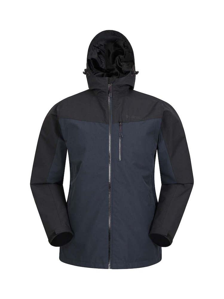 Mountain Warehouse Dark Blue Brisk Extreme Mens Waterproof Jacket - Image 2 of 5