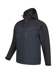Mountain Warehouse Dark Blue Brisk Extreme Mens Waterproof Jacket - Image 4 of 5