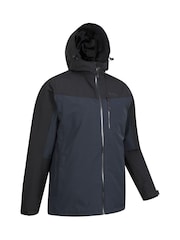 Mountain Warehouse Dark Blue Brisk Extreme Mens Waterproof Jacket - Image 5 of 5