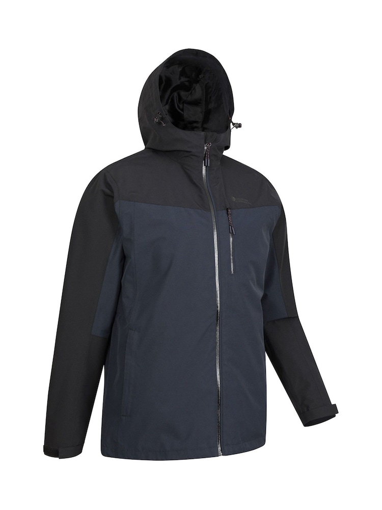 Mountain Warehouse Dark Blue Brisk Extreme Mens Waterproof Jacket - Image 5 of 5