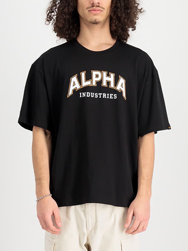 Alpha Industries College 100% Cotton T-Shirt - Image 1 of 4