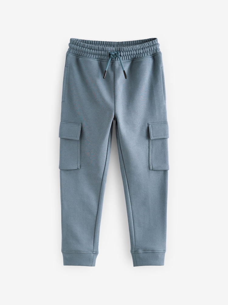 Marineblau/Mittelblau - Slim Cargo Jogginghose 2 Pack (3-16Jahre) - Bild 2 von 7