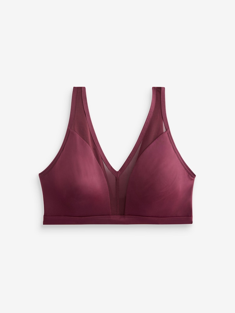 Plum Purple Total Support Non Wire Ultimate Comfort Bra B-H - Image 3 of 4