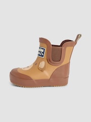JoJo Maman Bébé Brown Bear Character Ankle Wellies - Image 3 of 4