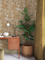 Graham & Brown Yellow Arcane Garden Wallpaper Sample - Image 1 of 3
