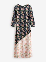Cath Kidston Pink Roses Long Sleeves Dress - Image 2 of 3