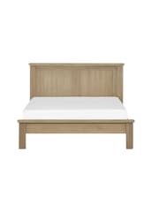 Julian Bowen Limed Oak Memphis Wooden Bed - Image 3 of 6