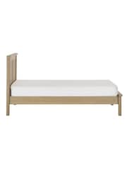Julian Bowen Limed Oak Memphis Wooden Bed - Image 4 of 6