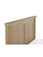 Julian Bowen Limed Oak Memphis Wooden Bed - Image 5 of 6