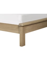 Julian Bowen Limed Oak Memphis Wooden Bed - Image 6 of 6