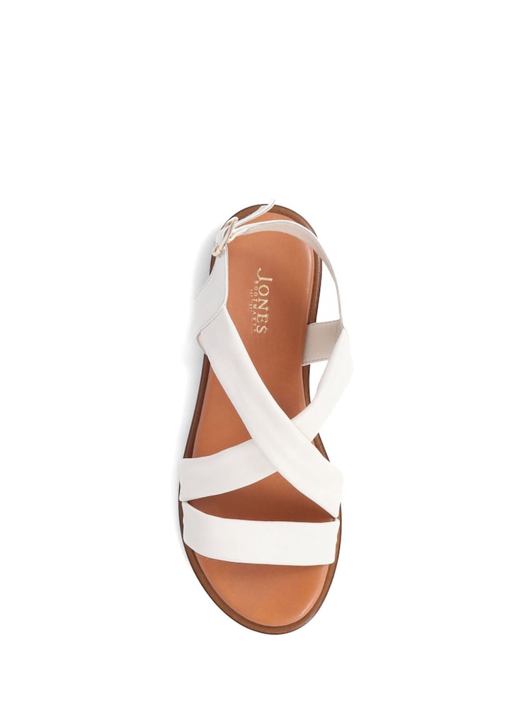 Jones Bootmaker White Hali Leather Sandals - Image 5 of 6