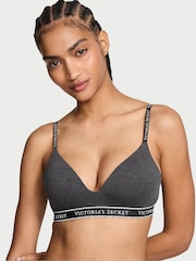 Victoria's Secret Charcoal Heather Grey Non Wired Lightly Lined Bra - Image 1 of 3