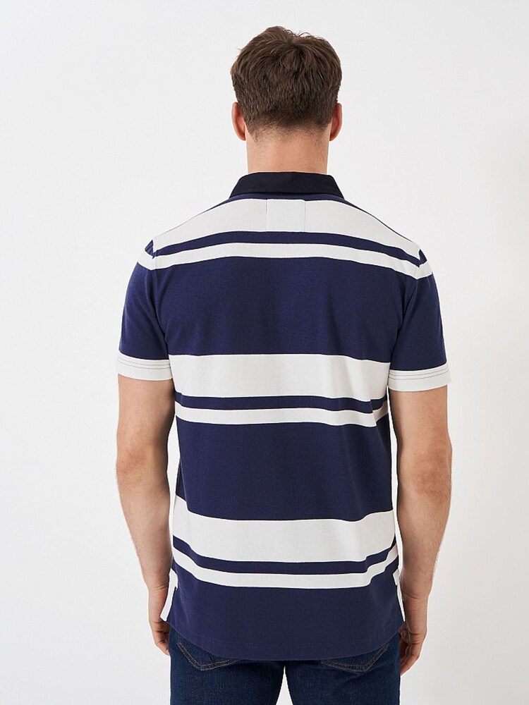 Crew Clothing Company синие в полоску 100% хлопковые классические брюки регби - Изображение 2 из 4 Crew Clothing Company синие в полоску 100% хлопковые классические брюки регби - Изображение 2 из 4
