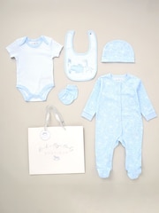 Rock-A-Bye Baby Boutique Printed All in One 100% Cotton 5-Piece Baby Gift Set - Image 1 of 5