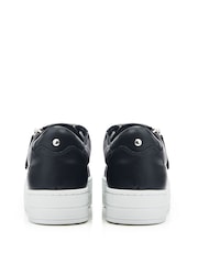 Moda In Pelle Abbiy Chunky Slab Sole Side Zip Lace Up Trainers - Image 4 of 5