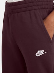 Nike Burgundy Red Club Fleece Joggers - Image 3 of 3