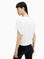 AllSaints White Eli Sleeveless Top - Image 2 of 6