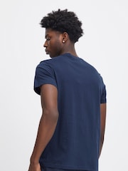 Blend Blue Camo 100% Cotton Printed Short Sleeve T-Shirt - Image 2 of 5