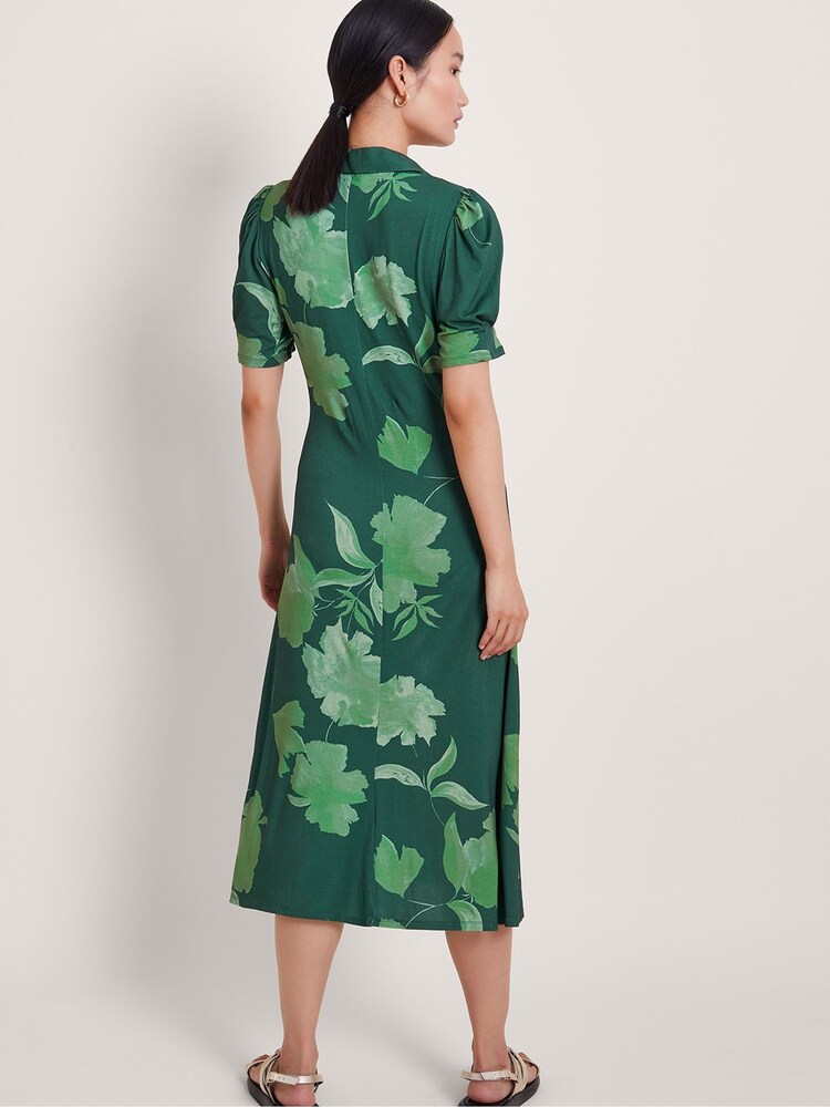 Monsoon Zannah Print Shirt Dress - Image 2 of 4 Monsoon Zannah Print Shirt Dress - Image 2 of 4