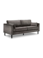 Julian Bowen Grey Velvet Hayward Grand 3 Seater Sofa - Image 2 of 3