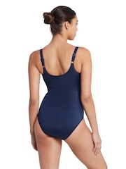Zoggs Sumatra Adjustable Scoopback One Piece Swimsuit with Tummy Control and Foam Cups Support - Image 4 of 9
