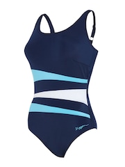 Zoggs Sumatra Adjustable Scoopback One Piece Swimsuit with Tummy Control and Foam Cups Support - Image 8 of 9