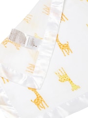 Aden + Anais White Essentials 2 Pack Cotton Muslin Security Blankets Safari Babes - Image 6 of 8