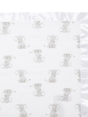 Aden + Anais White Essentials 2 Pack Cotton Muslin Security Blankets Safari Babes - Image 7 of 8