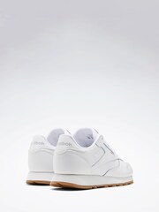 Reebok Boys Classic Leather White Trainers - Image 4 of 6