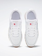 Reebok Boys Classic Leather White Trainers - Image 5 of 6