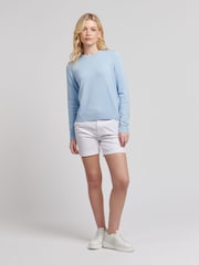 U.S. Polo Assn. Blue Regular Fit Womens Crew Neck Jumper - Image 3 of 8