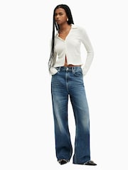 AllSaints White Connie Shirt - Image 1 of 6