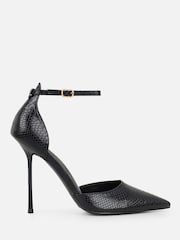 Simmi London Black Marinah Court Shoes - Image 2 of 4
