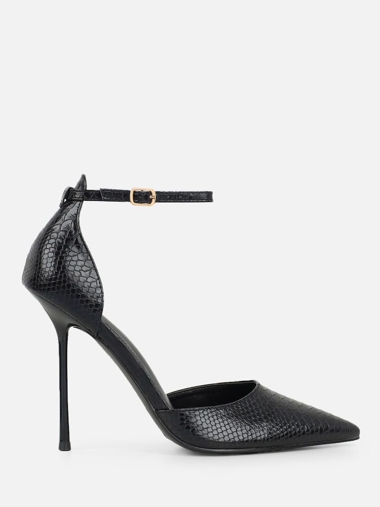 Simmi London Black Marinah Court Shoes - Image 2 of 4 Simmi London Black Marinah Court Shoes - Image 2 of 4
