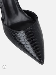 Simmi London Black Marinah Court Shoes - Image 4 of 4