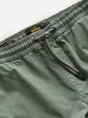 Light Green Regular Tapered Fit Stretch Utility Cargo Trousers - Image 9 of 11