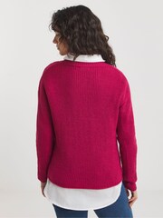 JD Williams V-Neck Jumper - Image 2 of 4