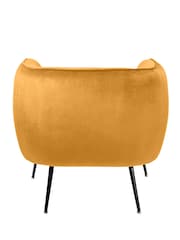 Pacific Gold Lucca Velvet Chair - Image 4 of 5