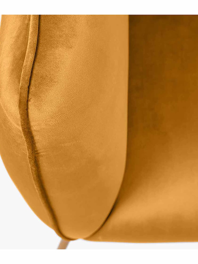 Pacific Gold Lucca Velvet Chair - Image 5 of 5