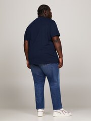 Tommy Jeans Dark Blue Regular Logo 100% Cotton T-Shirt - Image 2 of 9
