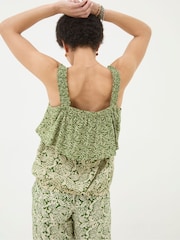 FatFace Santos Green Damask Floral Cami - Image 2 of 4