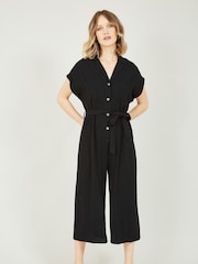 Negro - Mono con botones de Yumi - Imagen 1 de 5