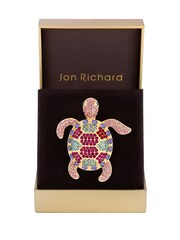 Jon Richard Gold Turtle Brooch Gift Box - Image 1 of 4