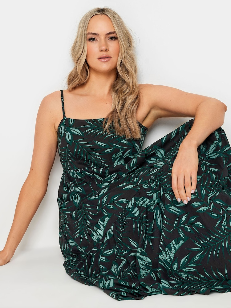 dark green midaxi dress Palmer main image 0
