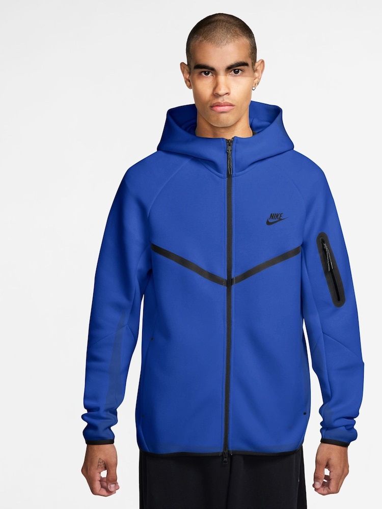 Hra modrá - Nike Tech Fleece Zip Up Hoodie - Obrázok 1 z 3
